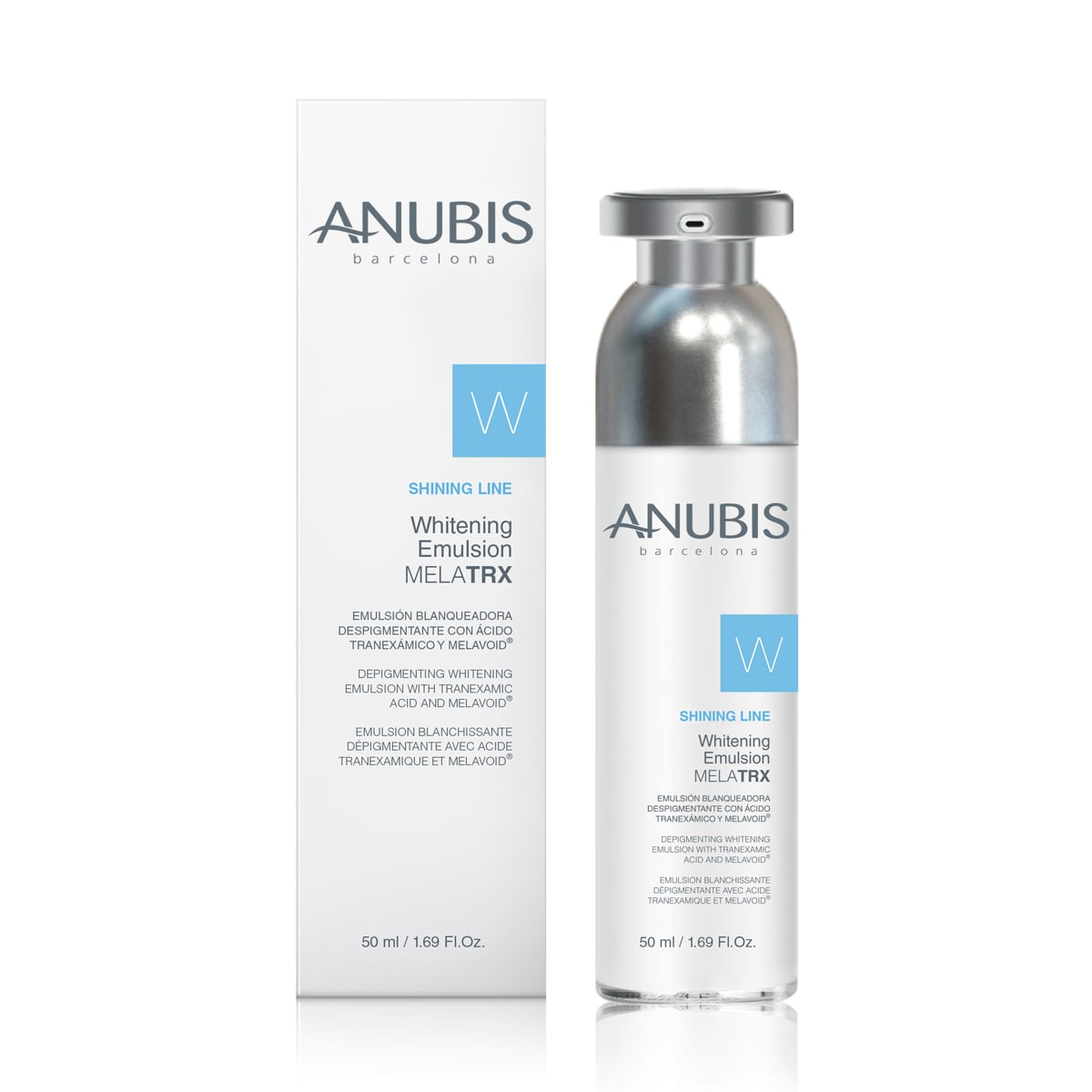 Shining Line Whitening Emulsion MELA TRX / Інтенсивно освітлююча емульсія MELA TRX